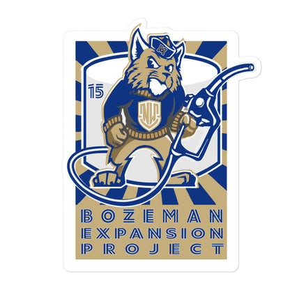 BOZEMAN EXPANSION - GAS CAT - Bubble-free stickers