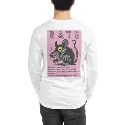 PJ RATS - FRONT AND BACK - Unisex Long Sleeve Tee