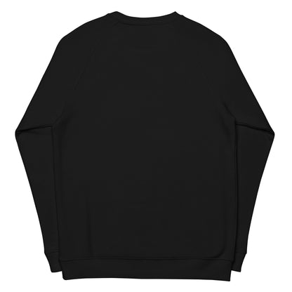 ZYDECO AL FULL LOGO - Unisex organic raglan sweatshirt