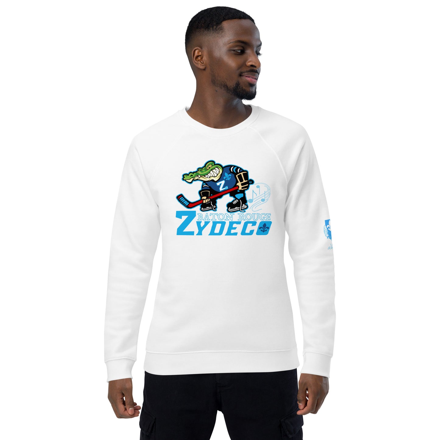 ZYDECO V1 - Unisex organic raglan sweatshirt