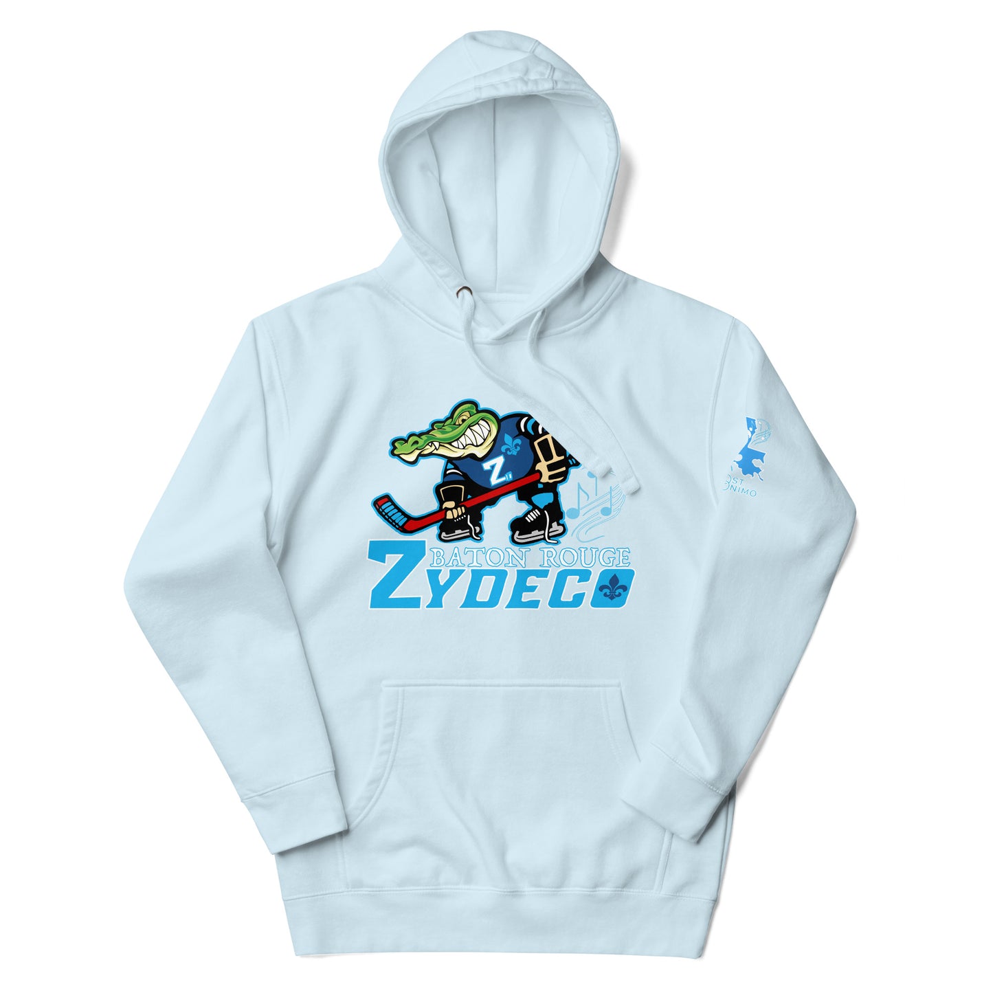 ZYDECO - V2 - BLUE, WHITE - Unisex Hoodie