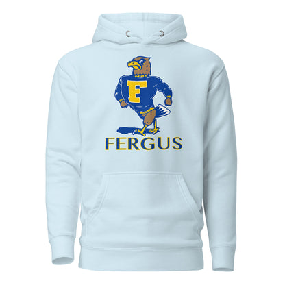 Fergus Gold Eagle - Old School Logo V1 - Unisex Hoodie