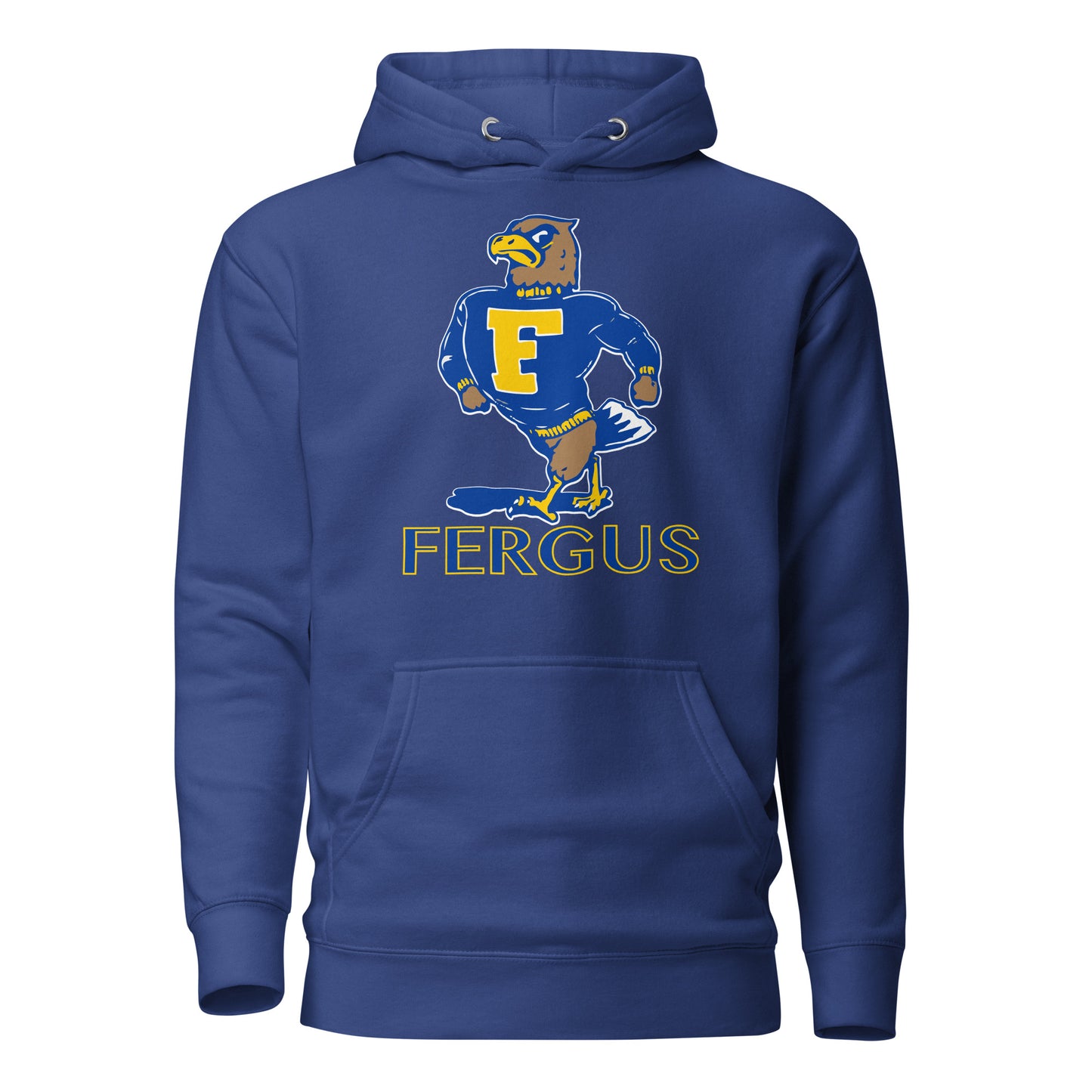 Fergus Gold Eagle - Old School Logo V1 - Unisex Hoodie