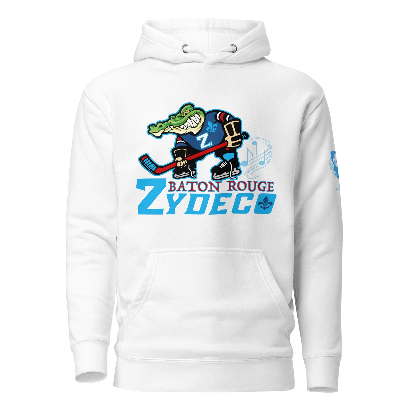 ZYDECO - V1 - BLUE, RED, WHITE - Unisex Hoodie
