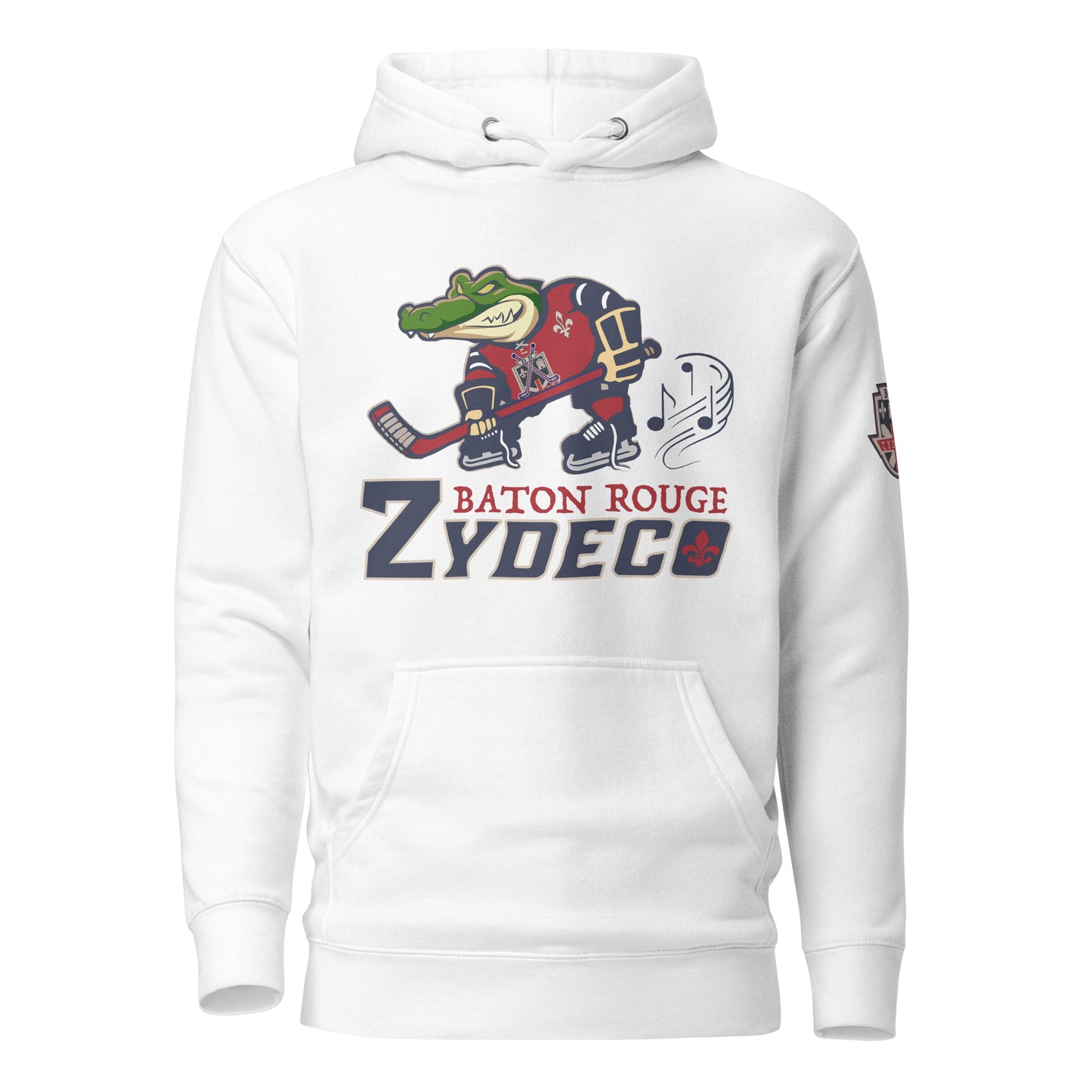 ZYDECO - AL LOGO & BADGE ON SLEEVE - Unisex Hoodie