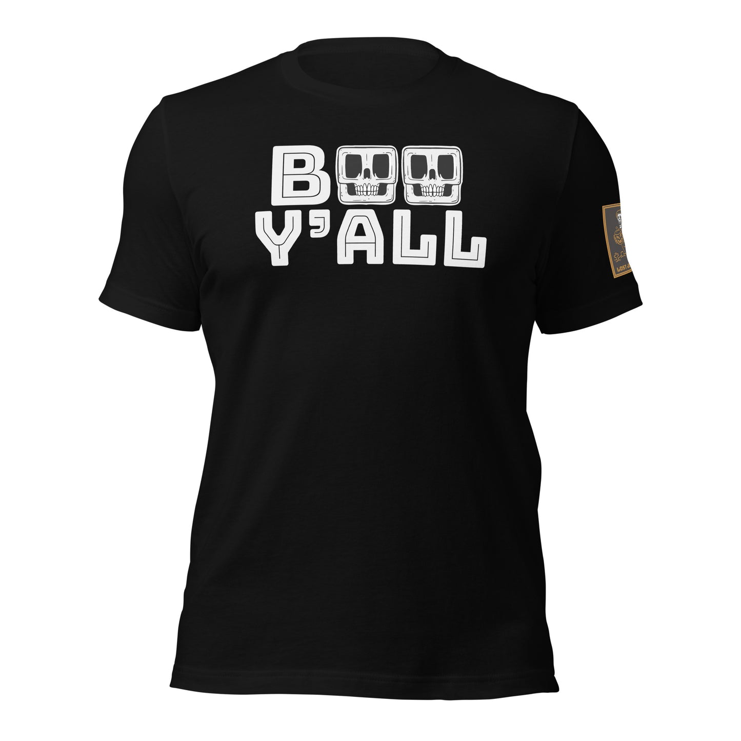 BOO Y'ALL - STANDARD - WHITE FONT - BELLA+CANVAS - Unisex t-shirt