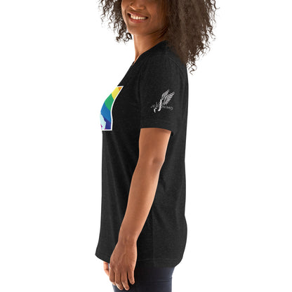 MONTANA - RAINBOW BLACK BEAR 1 - Unisex t-shirt