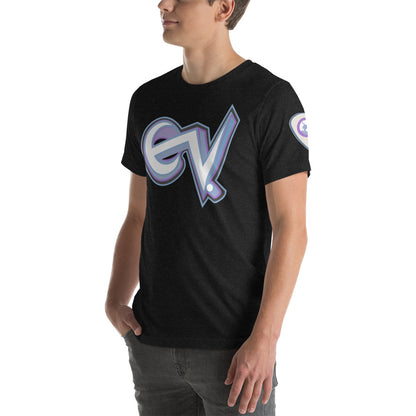EV LOGO V1 / RIDE THE WAVE PICK ON SLEEVE - BELLA CANVAS - Unisex t-shirt
