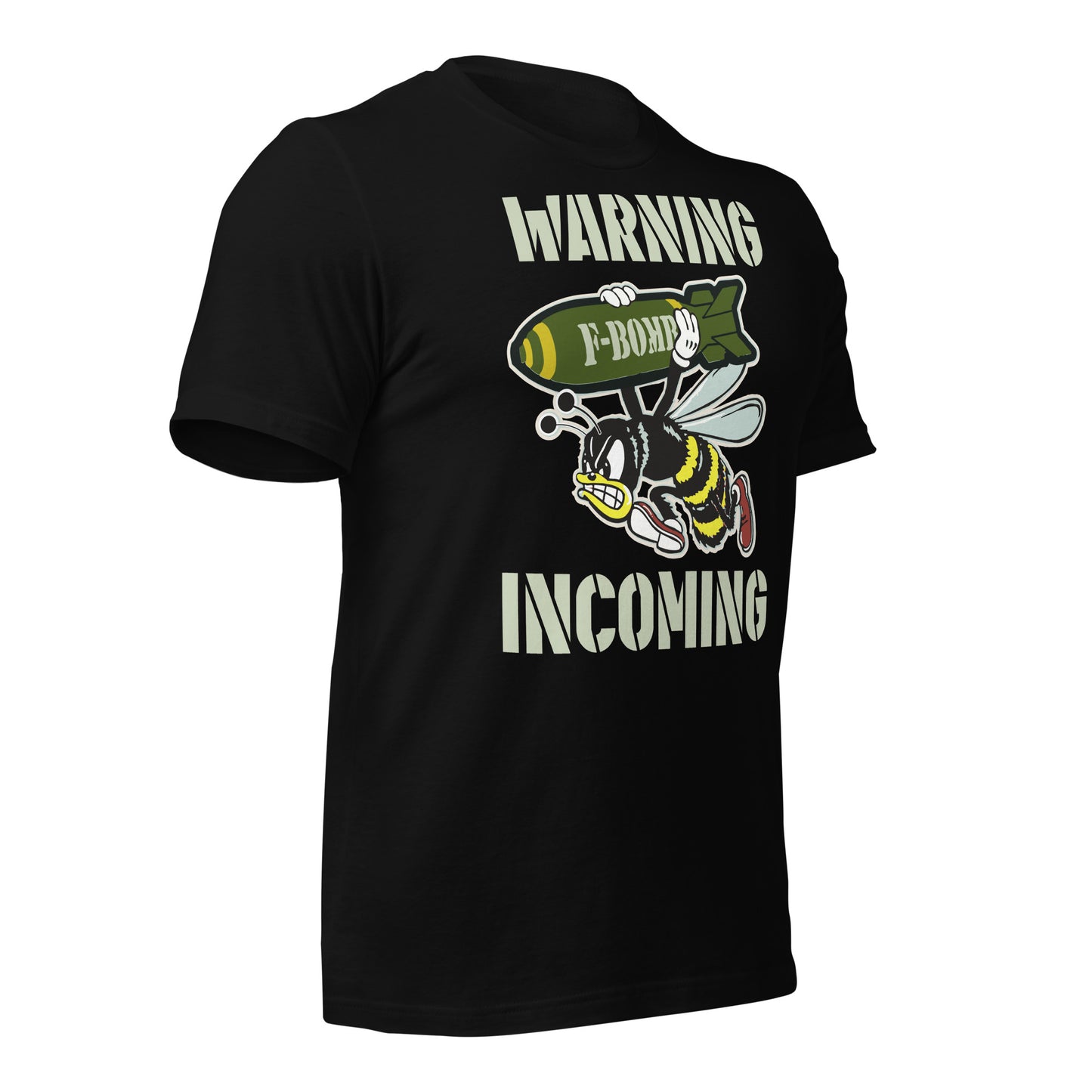 WARNING F-BOMB INCOMING - BELLA+CANVAS - Unisex t-shirt