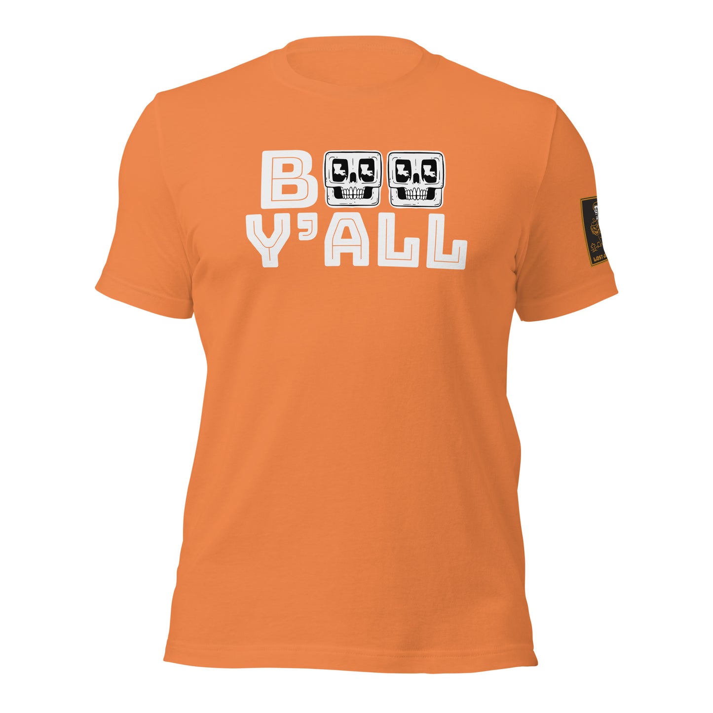 BOO Y'ALL - LOUISIANA SPECIAL - WHITE FONT - BELLA+CANVAS - Unisex t-shirt