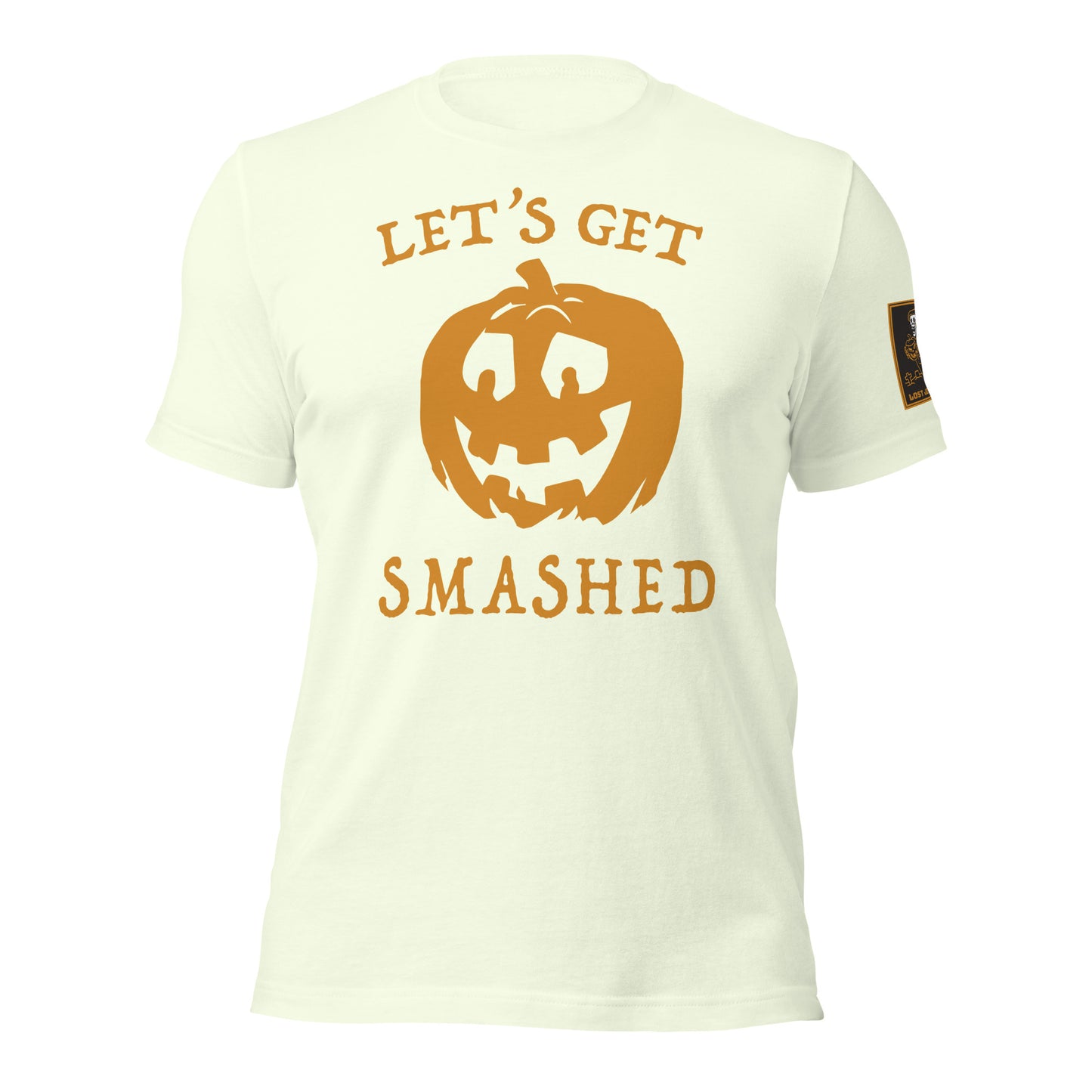 LET'S GET SMASHED - ORANGE FONT - BELLA+CANVAS - Unisex t-shirt