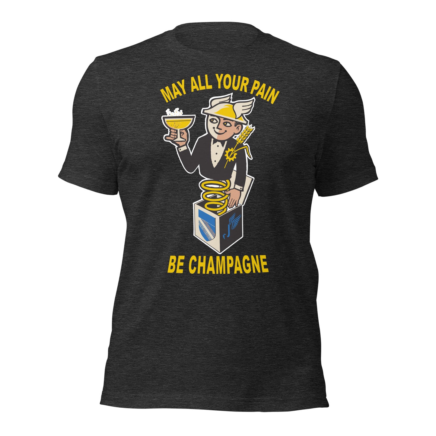 CHAMPAGNE / CHAM-PAIN - V1 BELLA CANVAS - Unisex t-shirt