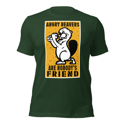 ANGRY BEAVERS ARE NOBDY'S FRIEND - BELLA+CANVAS - Unisex t-shirt