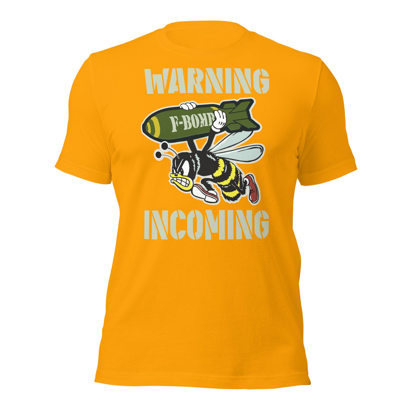 WARNING F-BOMB INCOMING - BELLA+CANVAS - Unisex t-shirt