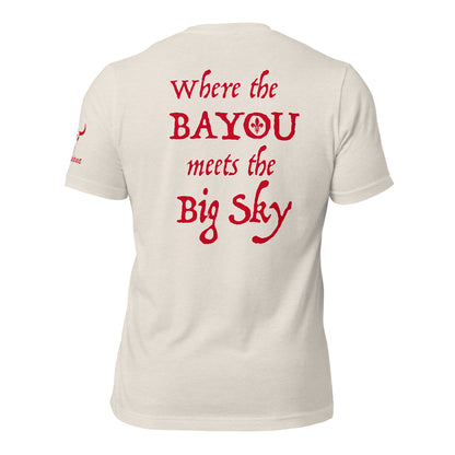 FLY'n Bayou Front/ Back / Sleeve - BELLA+CANVAS - Unisex t-shirt