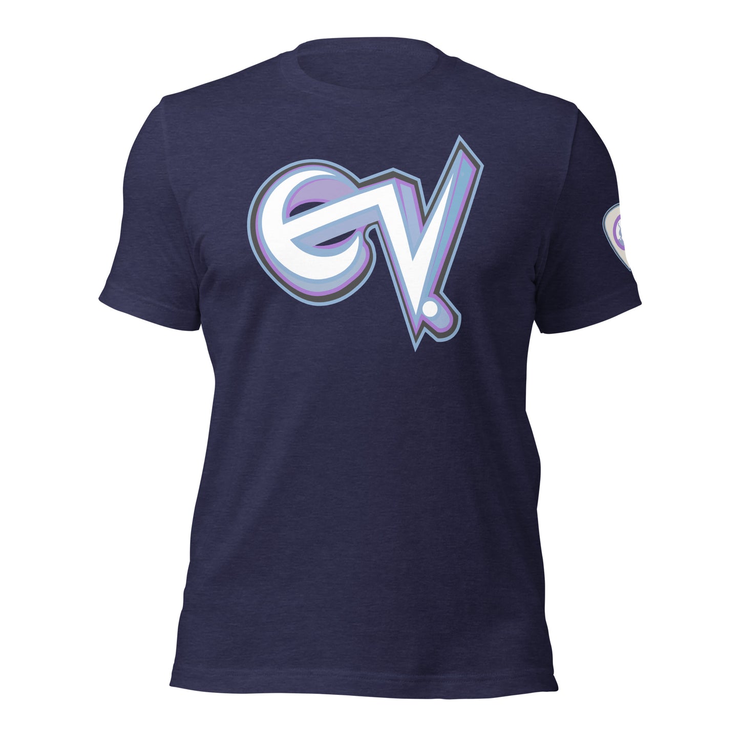 EV LOGO V1 / RIDE THE WAVE PICK ON SLEEVE - BELLA CANVAS - Unisex t-shirt