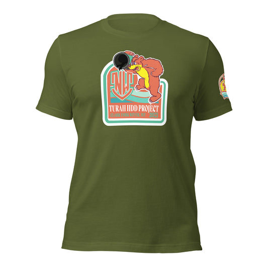 TURAH HDD - SMALLER CHEST LOGO - BELLA+CANVAS - Unisex t-shirt