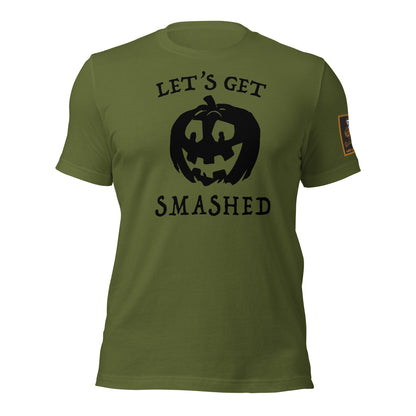 LET'S GET SMASHED - BALCK FONT - BELLA+CANVAS - Unisex t-shirt