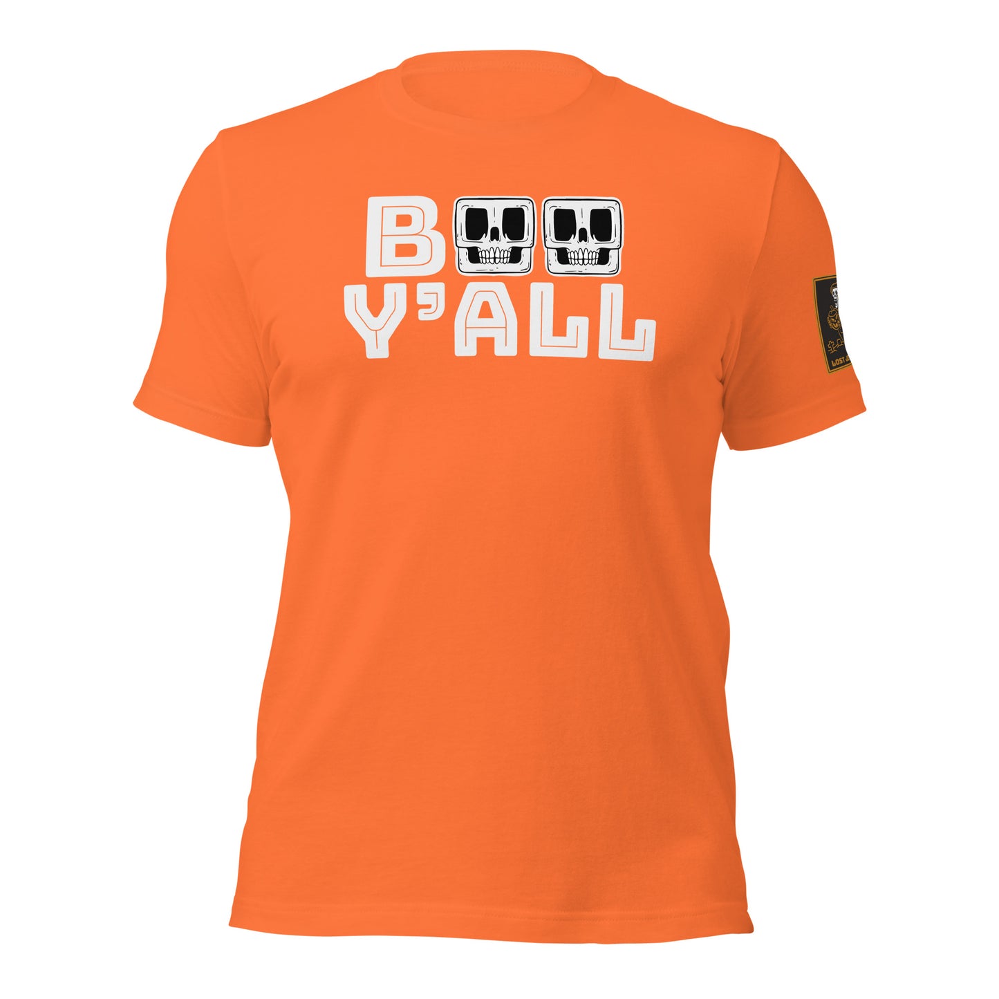 BOO Y'ALL - STANDARD - WHITE FONT - BELLA+CANVAS - Unisex t-shirt