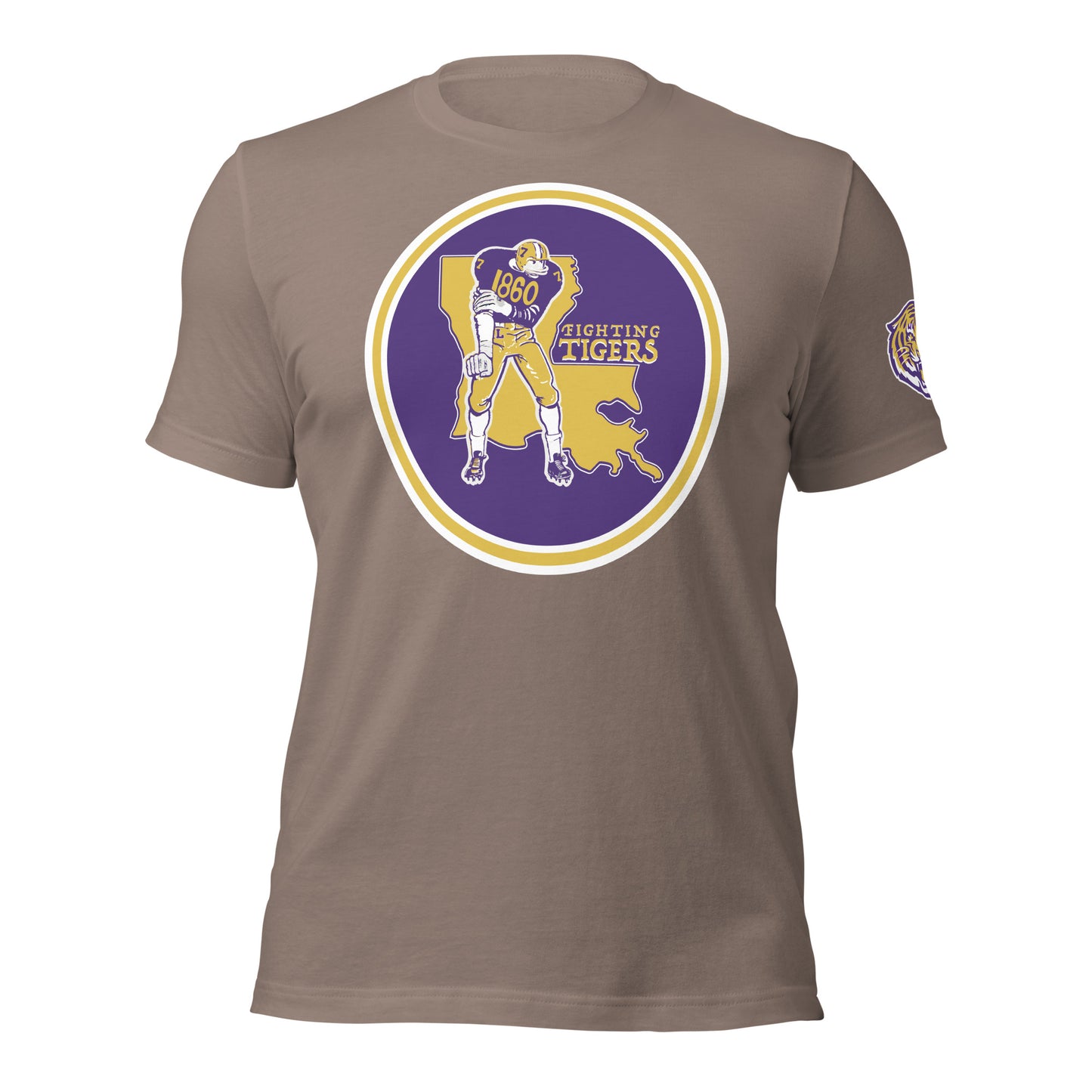 FIGHTING TIGERS SEAL - TIGER ON SLEEVE - BELLA+CANVAS - Unisex t-shirt