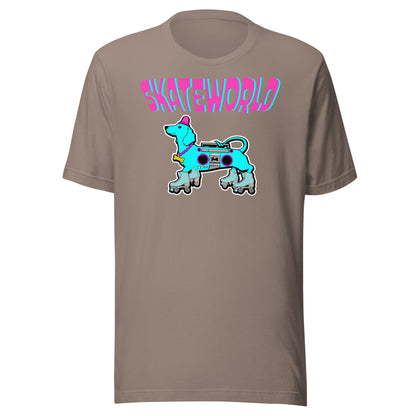 SKATEWORLD - SKATE DOG / FOLLOW ME - BELLA+CANVAS - Unisex t-shirt