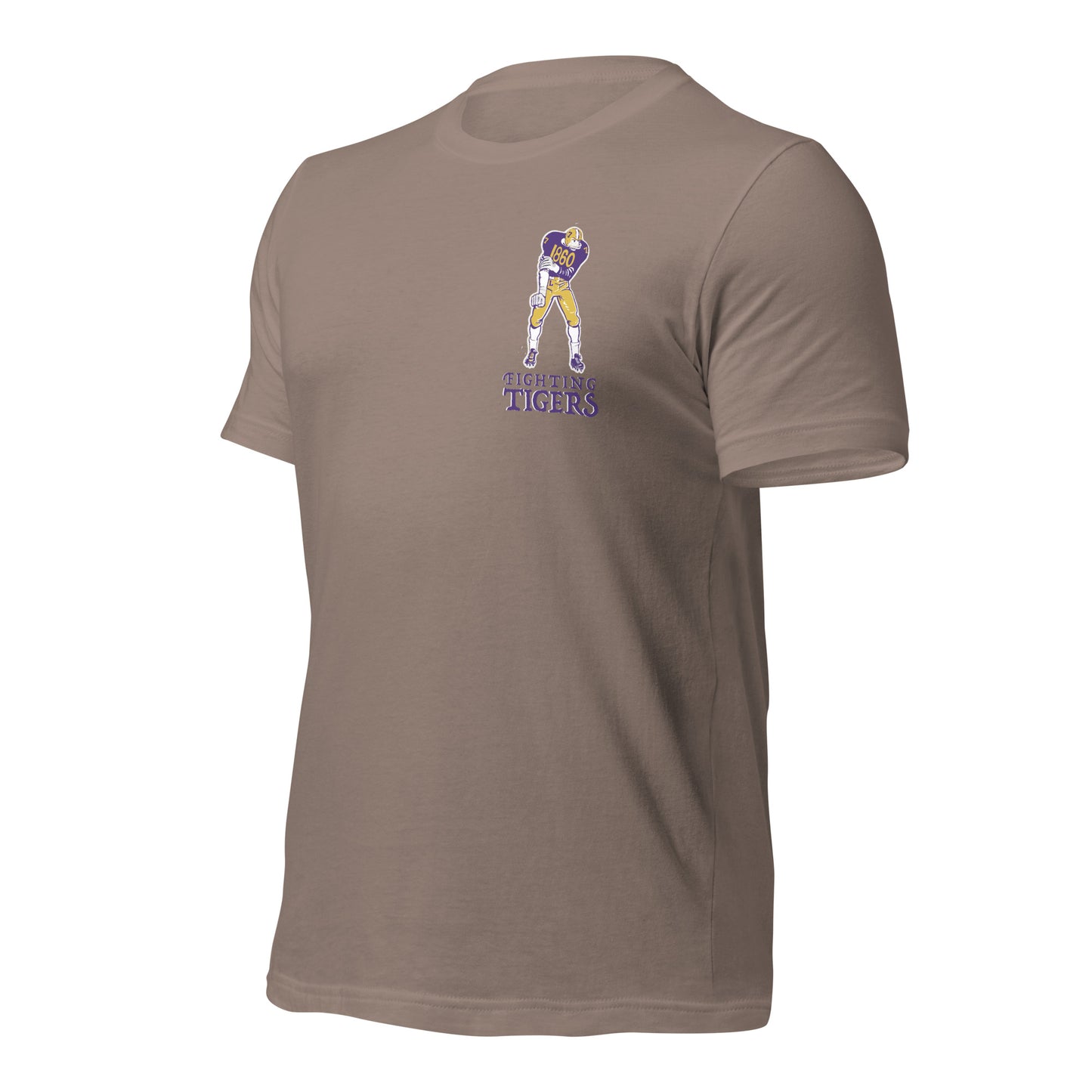 1860 FIGHTING TIGER FRONT/ BACK LOGO - PURPLE FONT -  BELLA+CANVAS - Unisex t-shirt