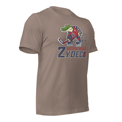ZYDECO - MASCOT AL LOGO & BADGE ON SLEEVE - BELLA+CANVAS Unisex t-shirt
