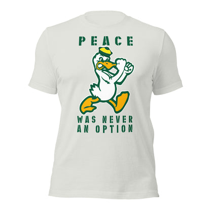 ANGRY DUCK - PEACE WAS NEVER AN OPITON - BELLA+CANVAS - Unisex t-shirt