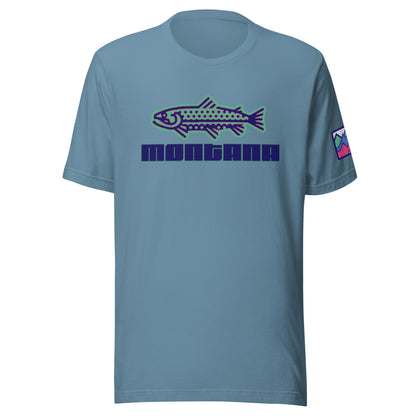 MONTANA TROUT V1 - BLUE AND GREEN - BELLA+CANVAS - Unisex t-shirt
