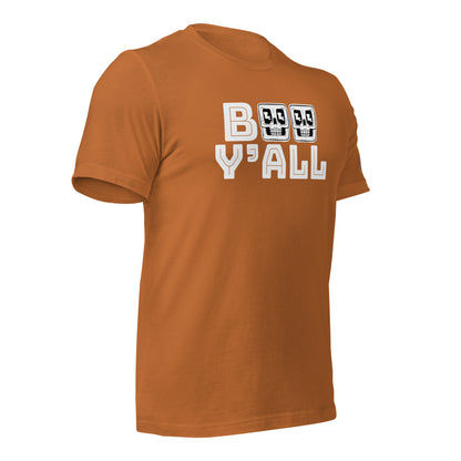 BOO Y'ALL - LOUISIANA SPECIAL - WHITE FONT - BELLA+CANVAS - Unisex t-shirt