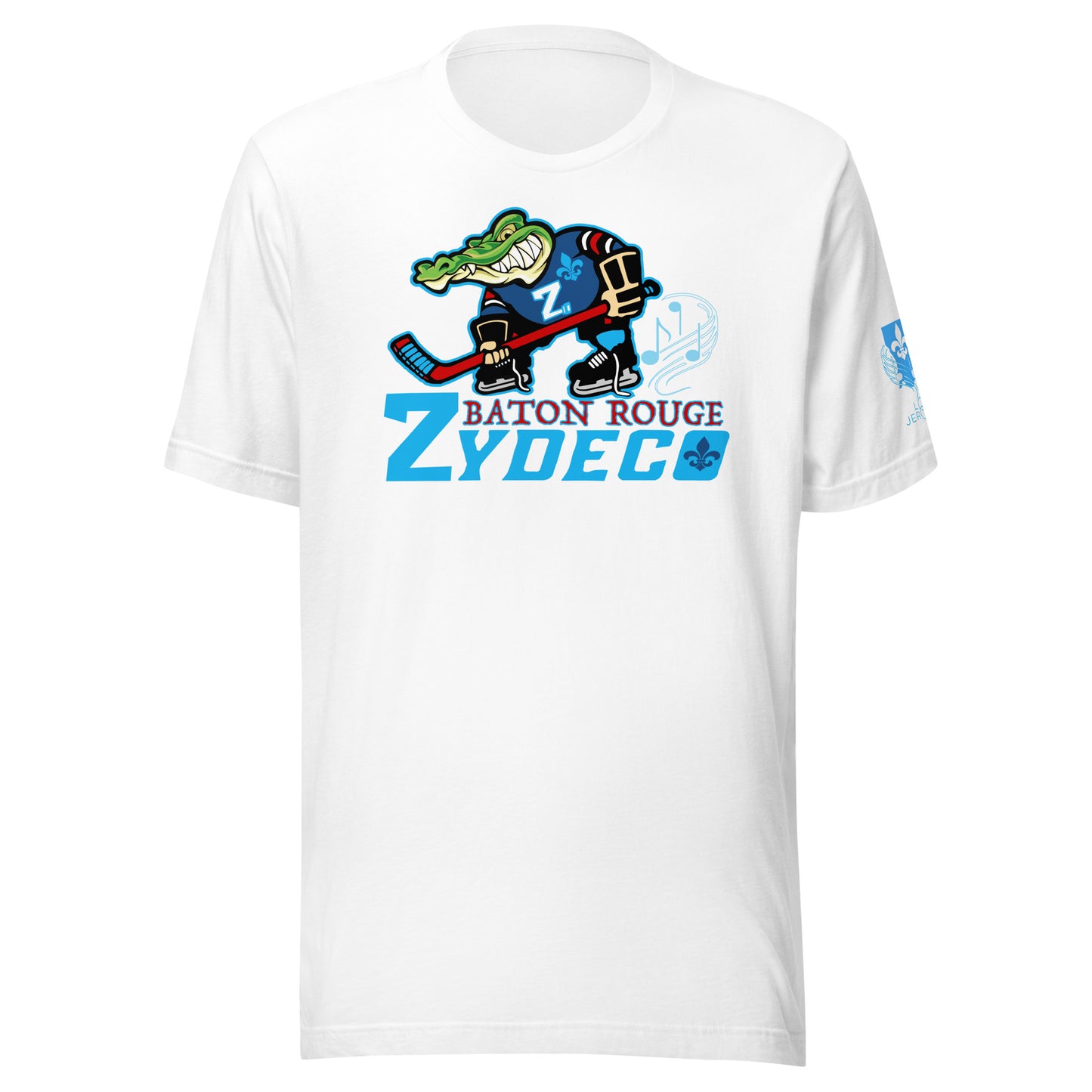 ZYDECO - V1 BLUE/ RED/ WHITE - BELLA CANVAS - Unisex t-shirt