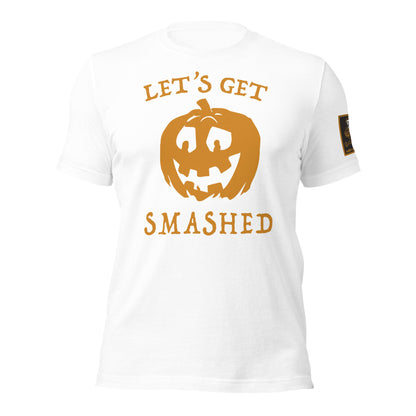 LET'S GET SMASHED - ORANGE FONT - BELLA+CANVAS - Unisex t-shirt
