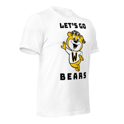 LET'S GO BEARS - BLACK FONT - BELLA+CANVAS - Unisex t-shirt